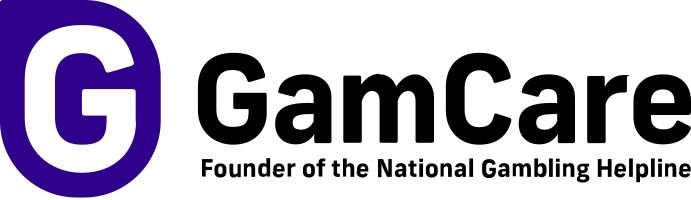 GamCare logo — advice and support for anyone affected by gambling